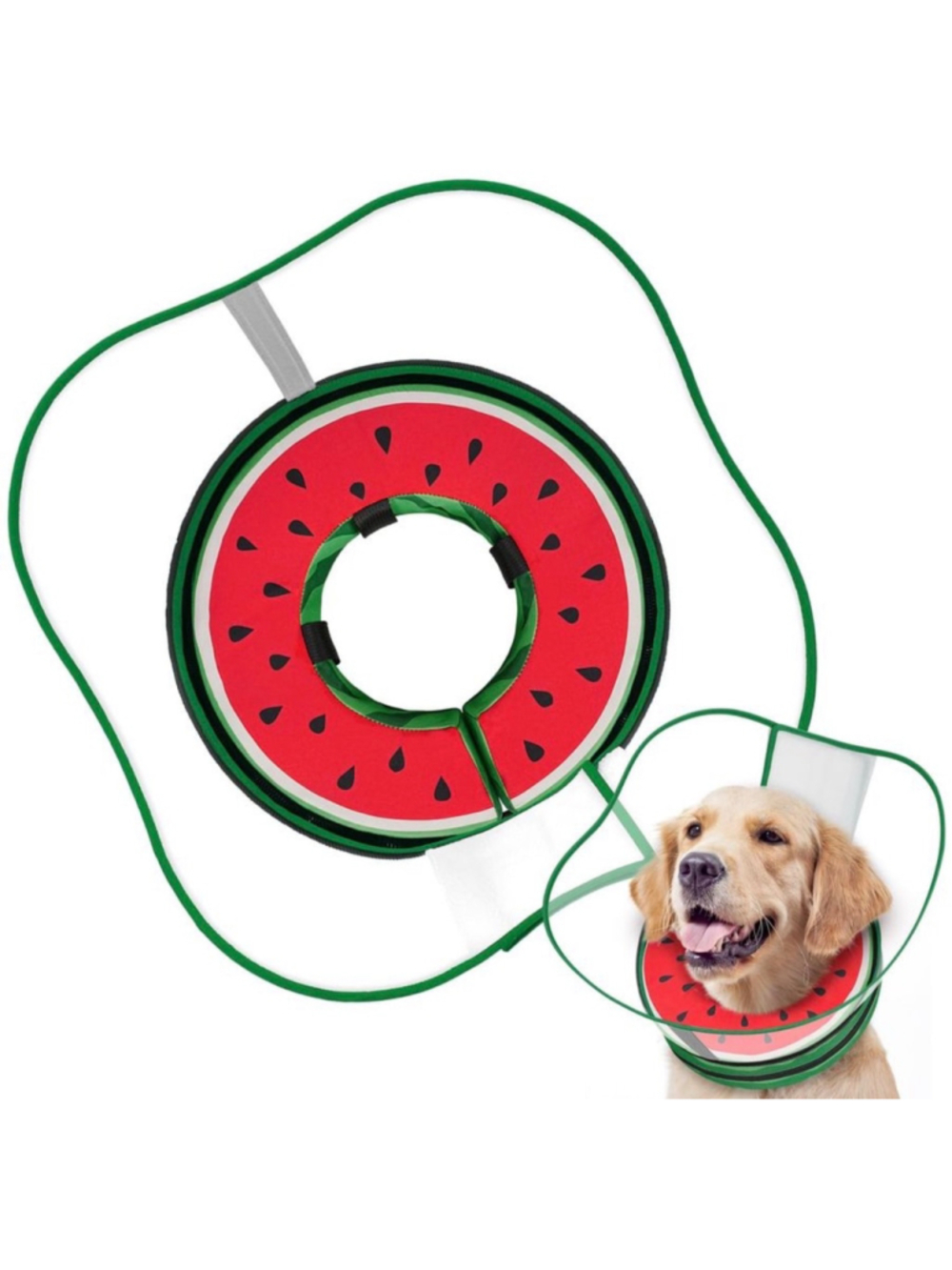 Supet Sponge Dog Cone Collar Stop Licking After Surgery Dog Donut Collar XL